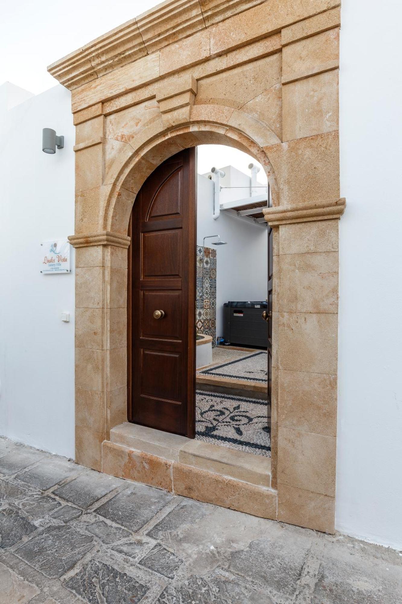 Lindos Vista Luxury Villa Bagian luar foto